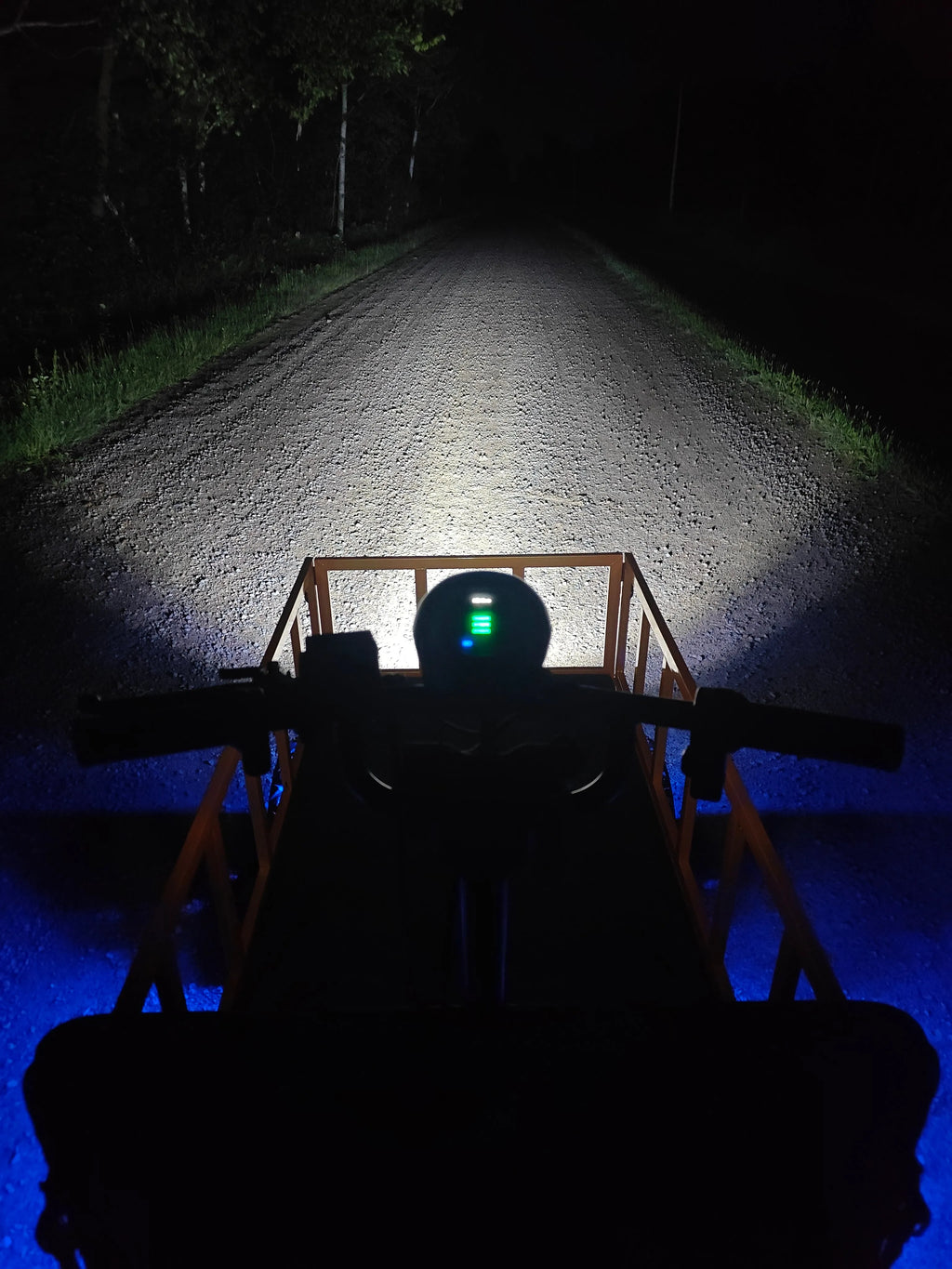 Four-wheel braking electric flatbed cart