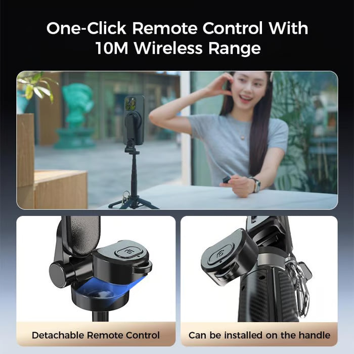 🔥 Limited stock! Summer Gifts Discount 49% OFF-🎁🎁4-in-1 Multifunctional 360° Rotation Magnetic Selfie Stick