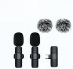 Dual Wireless Lavalier Microphones (iPhone/Android)