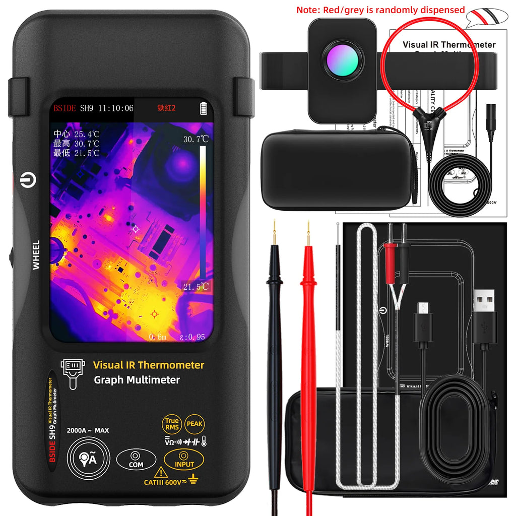 BSDIE Touchscreen thermal imaging multimeter with infrared camera