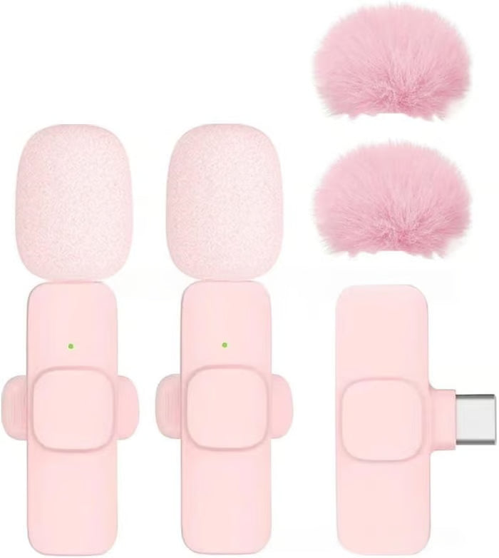 Dual Wireless Lavalier Microphones (iPhone/Android)